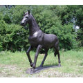 Estátua de Bronze cavalo tamanho vida